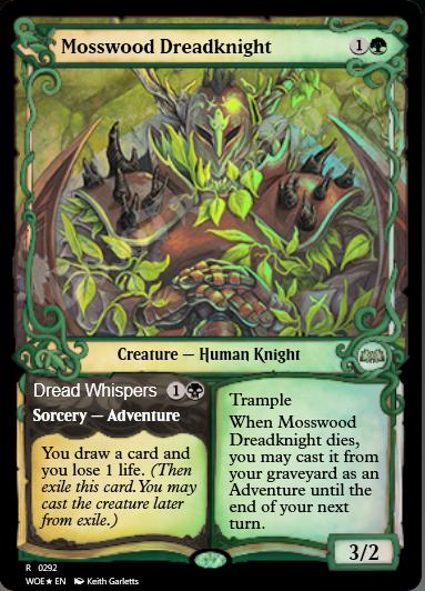 Mosswood Dreadknight (Showcase) FOIL