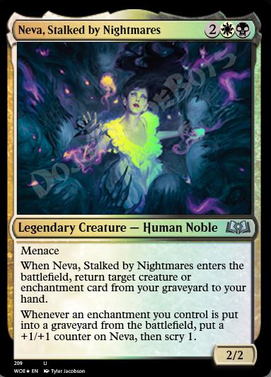 Neva, Stalked by Nightmares FOIL