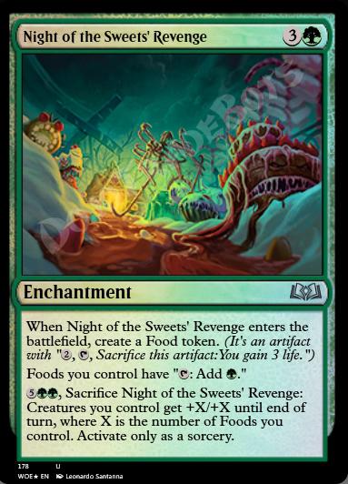 Night of the Sweets' Revenge FOIL