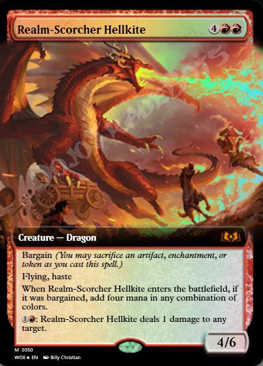 Realm-Scorcher Hellkite (Extended Art) FOIL