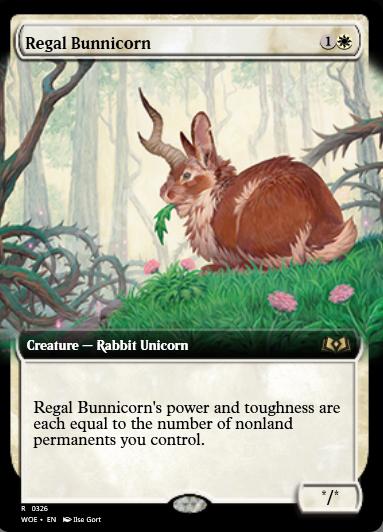 Regal Bunnicorn (Extended Art)