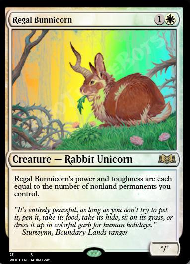 Regal Bunnicorn FOIL