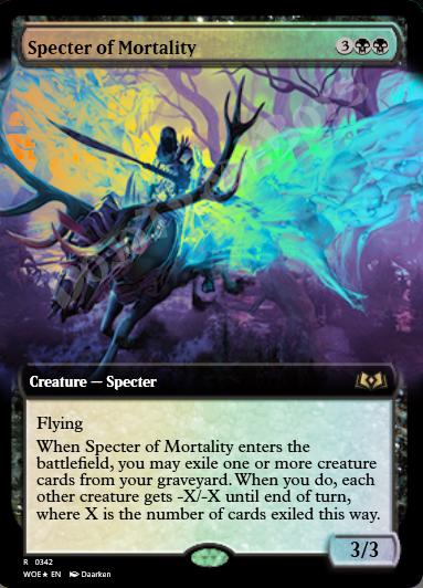 Specter of Mortality (Extended Art) FOIL