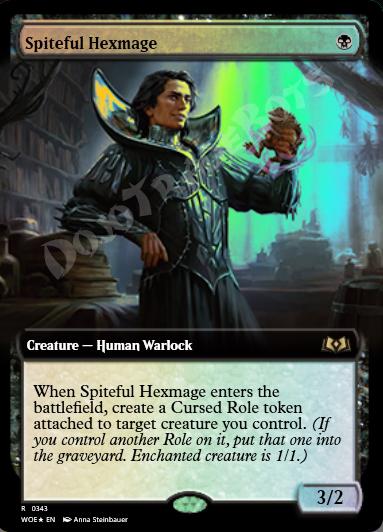 Spiteful Hexmage (Extended Art) FOIL