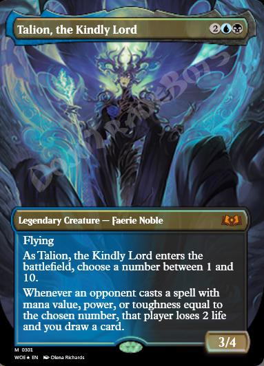 Talion, the Kindly Lord (Borderless) FOIL