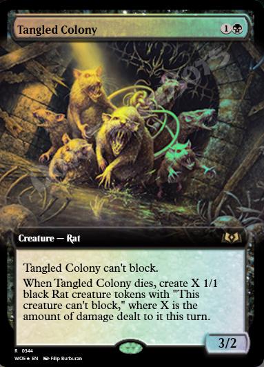 Tangled Colony (Extended Art) FOIL