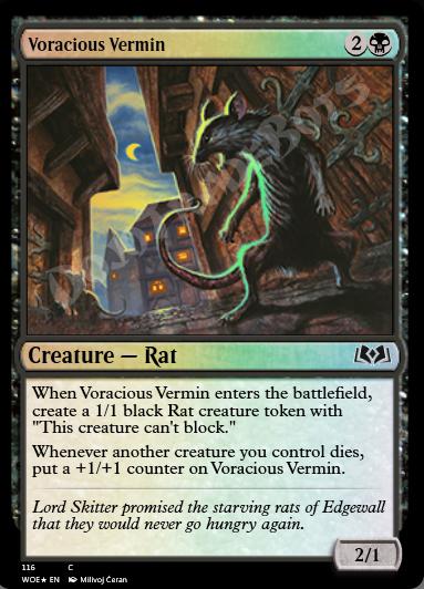 Voracious Vermin FOIL