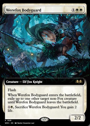 Werefox Bodyguard (Extended Art)