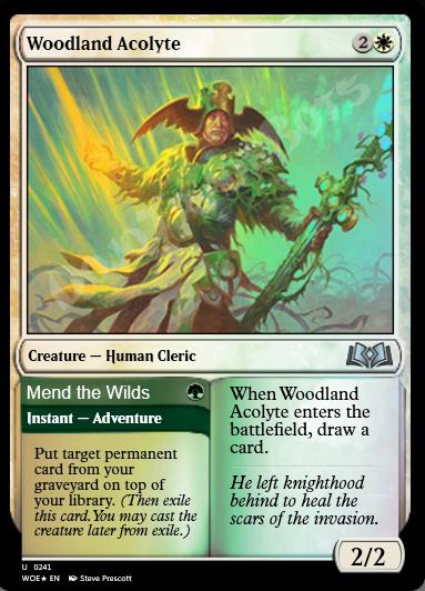 Woodland Acolyte FOIL