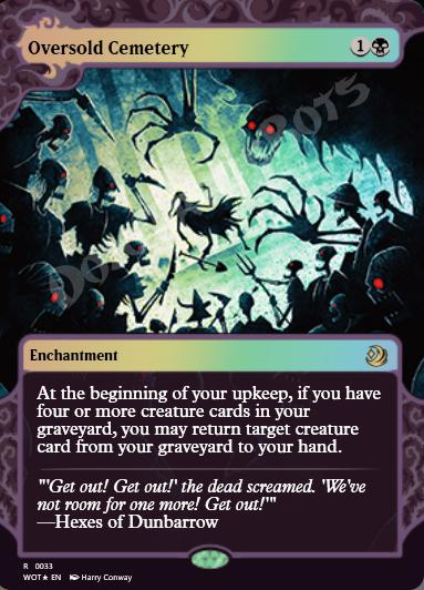 Oversold Cemetery FOIL