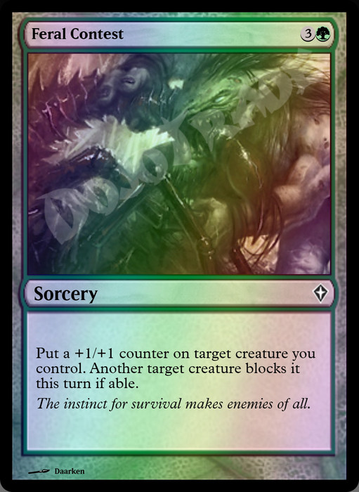 Feral Contest FOIL