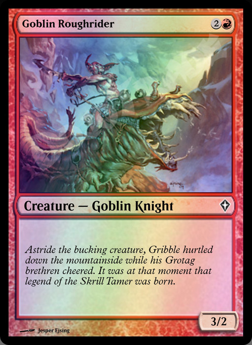 Goblin Roughrider FOIL