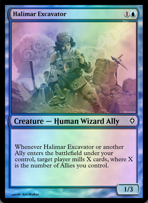 Halimar Excavator FOIL