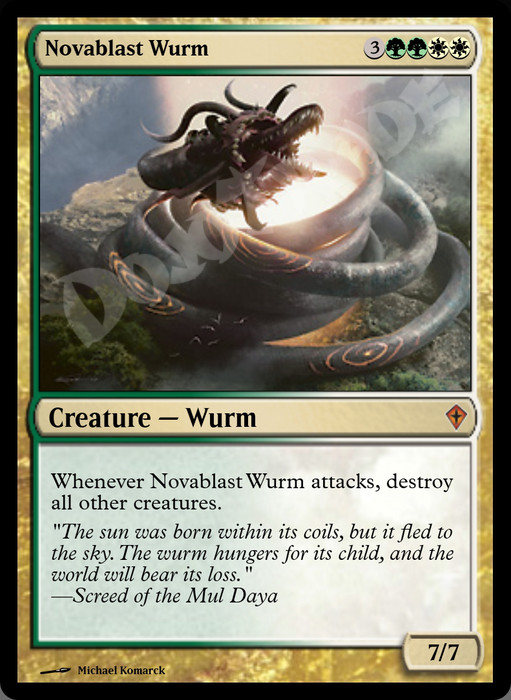 Novablast Wurm