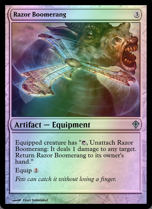 Razor Boomerang FOIL