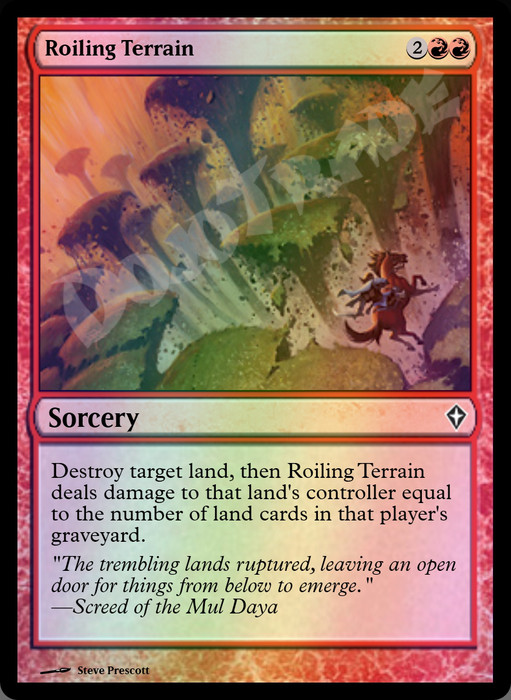 Roiling Terrain FOIL