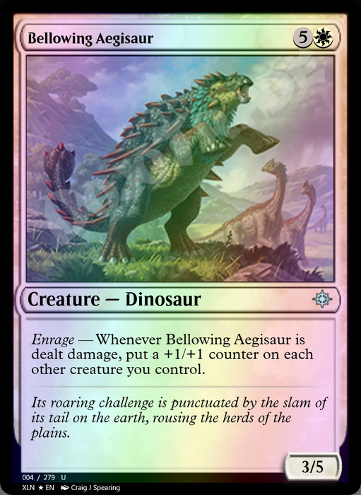 Bellowing Aegisaur FOIL