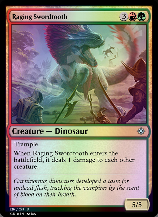 Raging Swordtooth FOIL