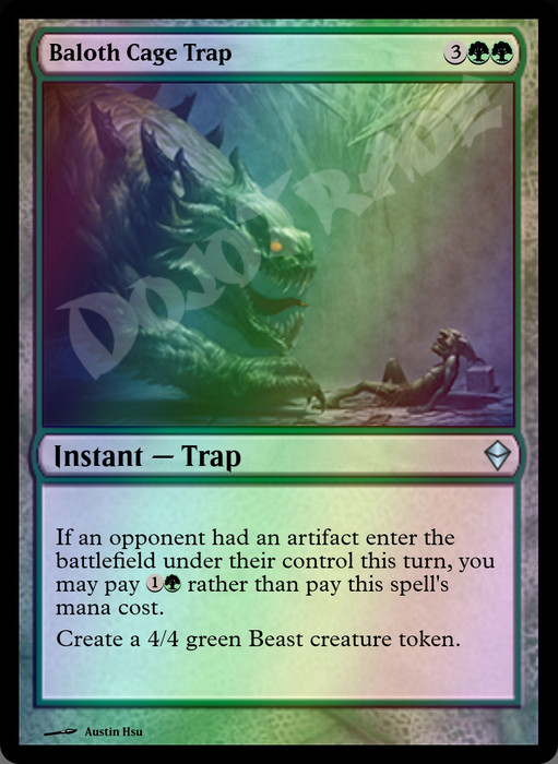 Baloth Cage Trap FOIL