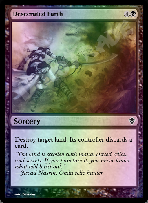 Desecrated Earth FOIL