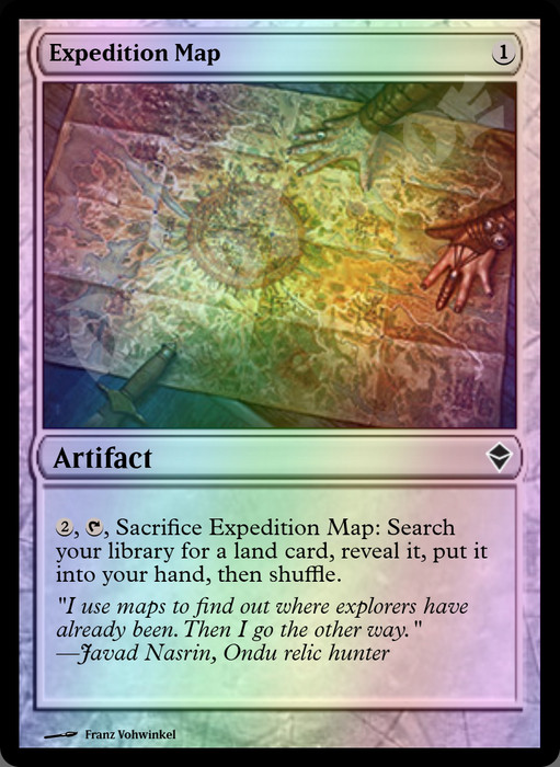 Expedition Map FOIL