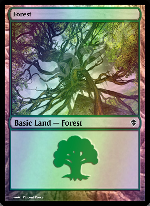 Forest (#249 Half Art) FOIL