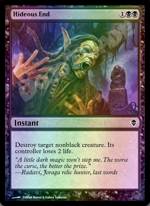 Hideous End FOIL