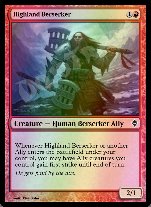 Highland Berserker FOIL