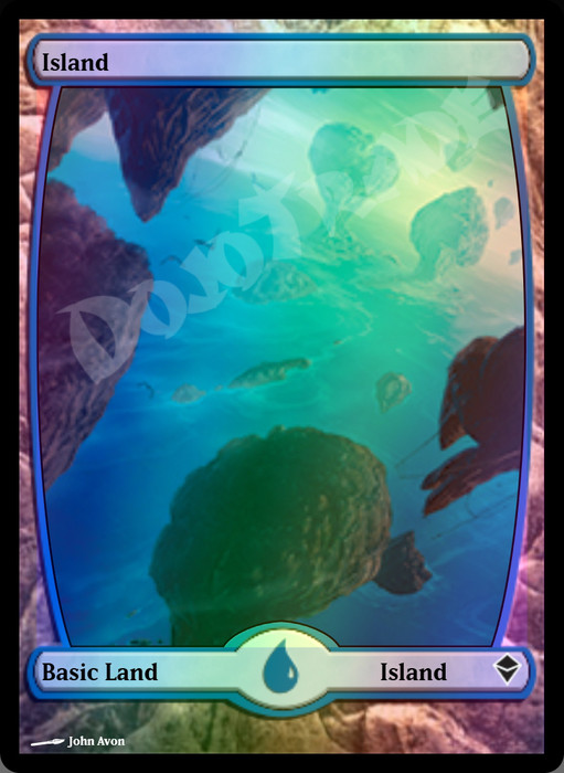 Island (#234 Full Art) FOIL