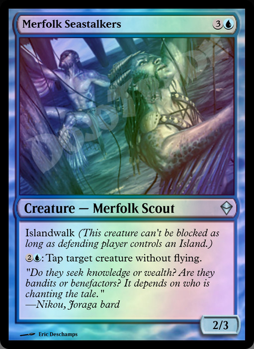 Merfolk Seastalkers FOIL