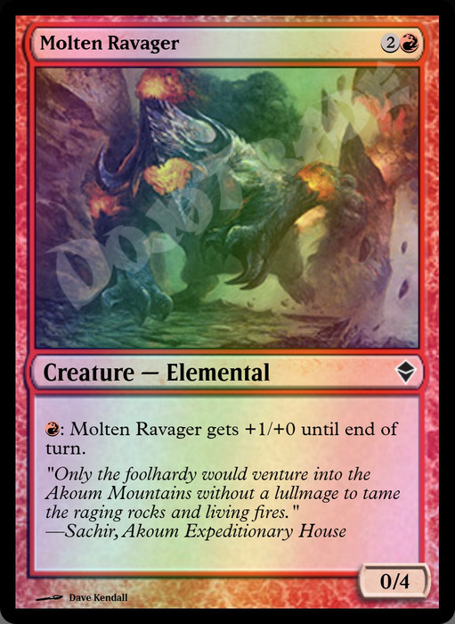 Molten Ravager FOIL