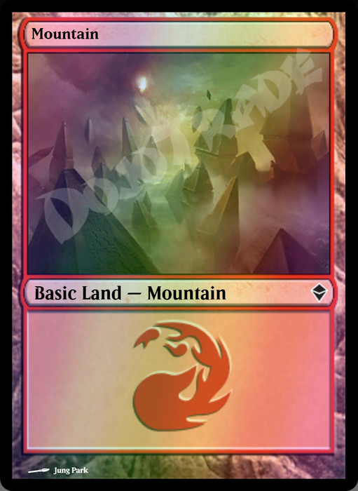 Mountain (#243 Half Art) FOIL