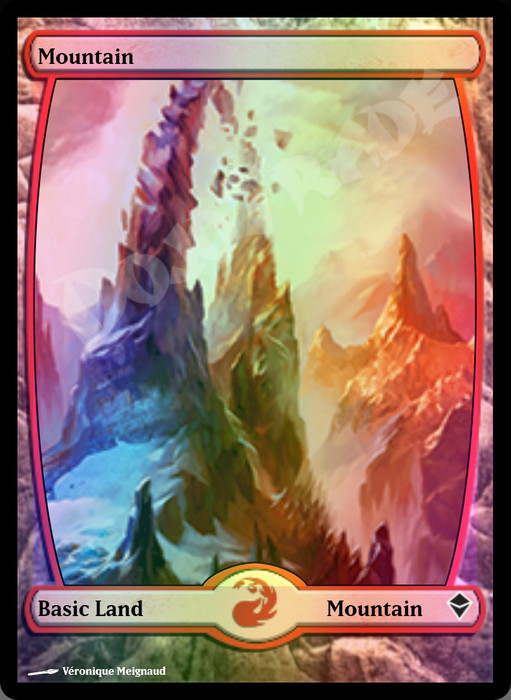 Mountain (#244 Full Art) FOIL