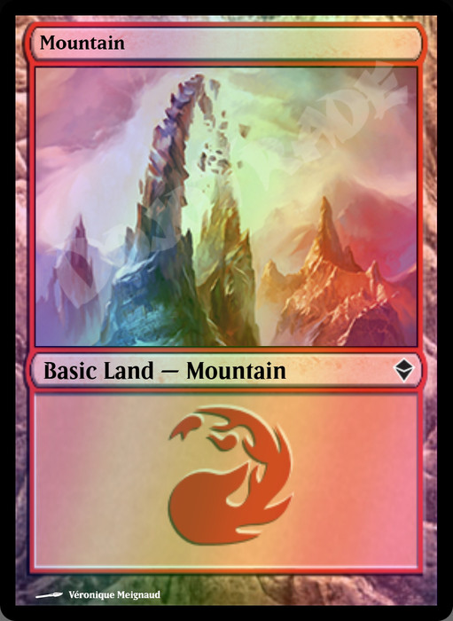 Mountain (#244 Half Art) FOIL