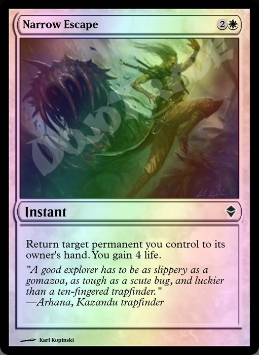 Narrow Escape FOIL