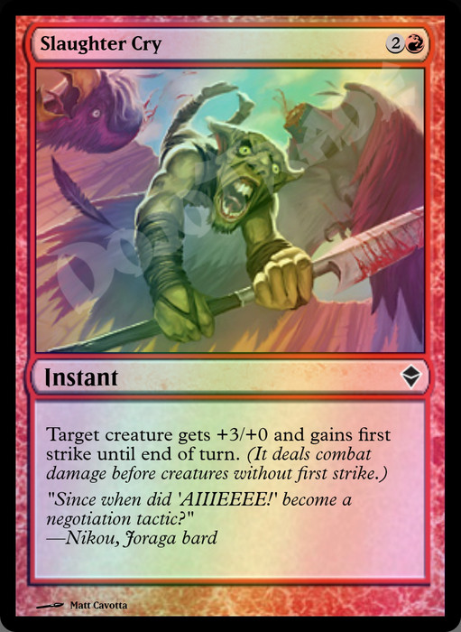 Slaughter Cry FOIL