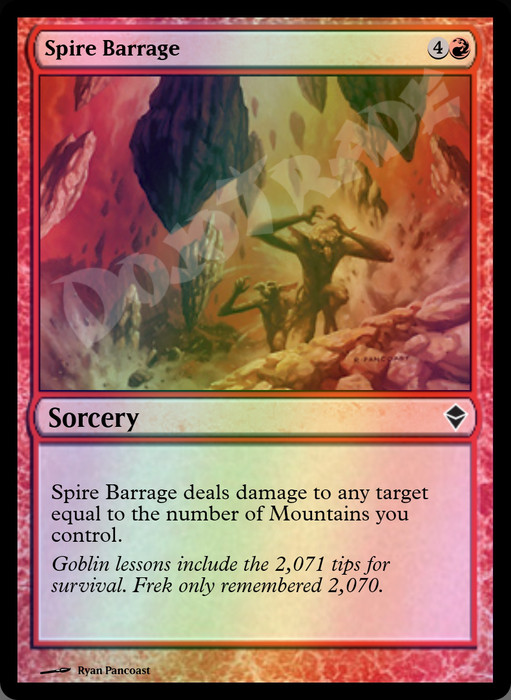 Spire Barrage FOIL