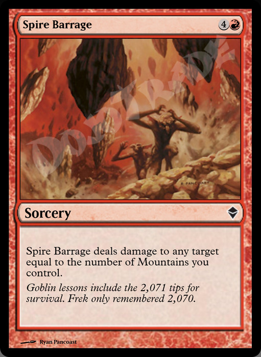 Spire Barrage