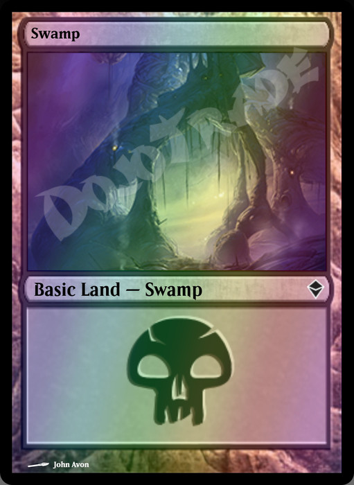 Swamp (#238 Half Art) FOIL