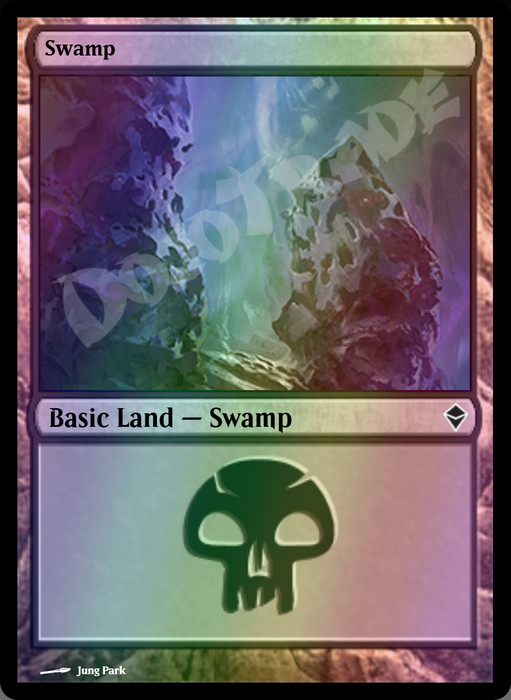 Swamp (#239 Half Art) FOIL