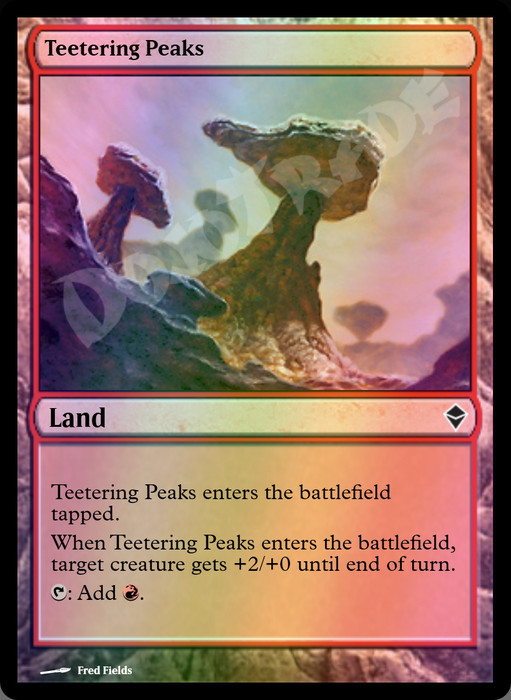 Teetering Peaks FOIL