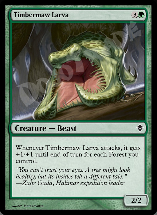 Timbermaw Larva