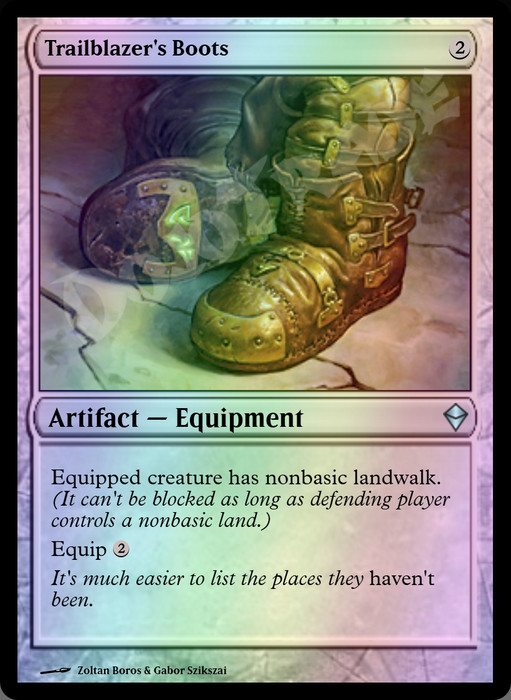 Trailblazer's Boots FOIL