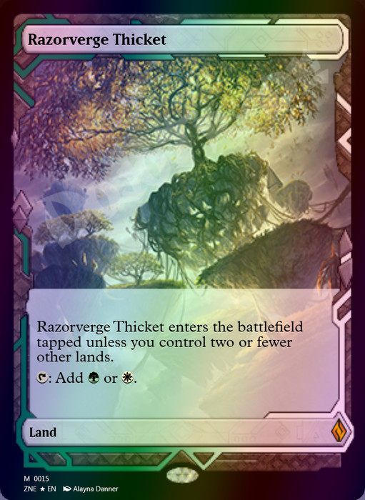 Razorverge Thicket FOIL