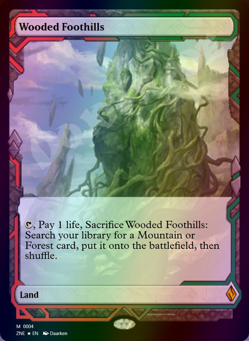 Wooded Foothills FOIL