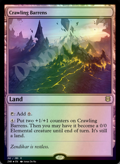 Crawling Barrens FOIL