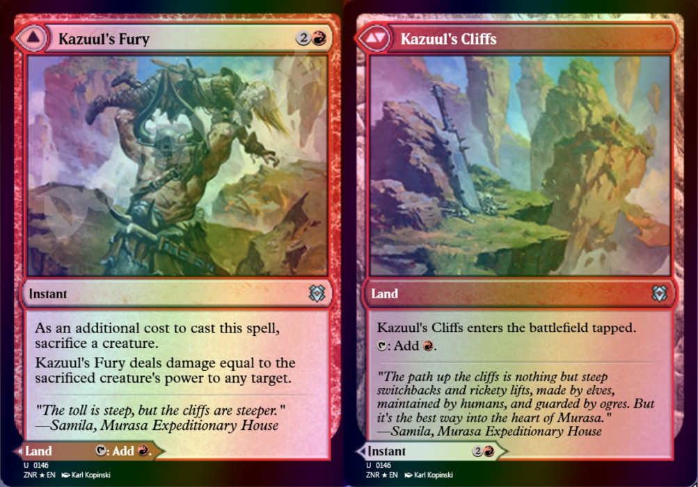 Kazuul's Fury FOIL