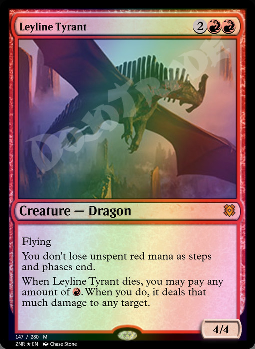 Leyline Tyrant FOIL