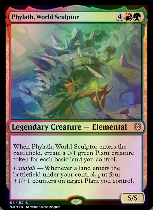 Phylath, World Sculptor FOIL