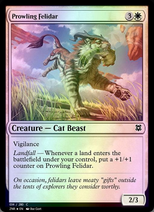 Prowling Felidar FOIL